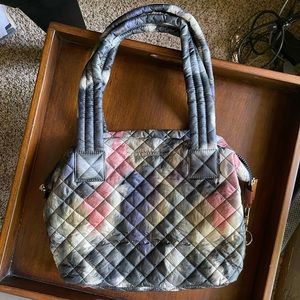 MZ WALLACE ~ Medium Sutton Fur print quilted tote